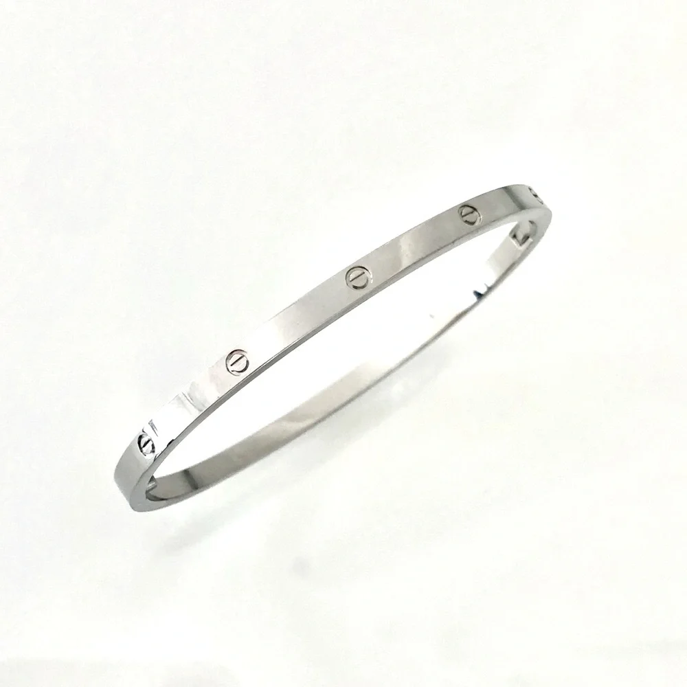 Screw Bracelet Small Model Stainless Steel.